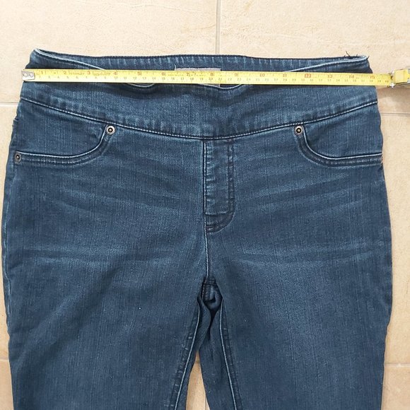 So Slimming Jeans by Chicos Blue Regular Size 0.5 (6) Women Stretch Pull on Long - Picture 5 of 13